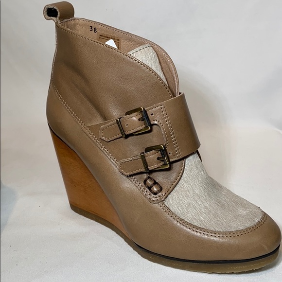 Anthropologie Cubanas Womens Beige Ankle boots 38 - Picture 8 of 8